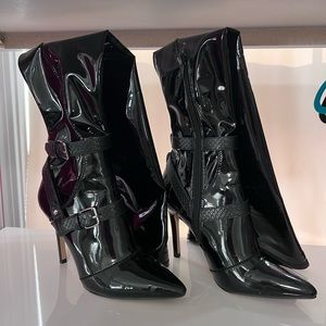 ALDO Over the Knee Shiny Boots Sz 7